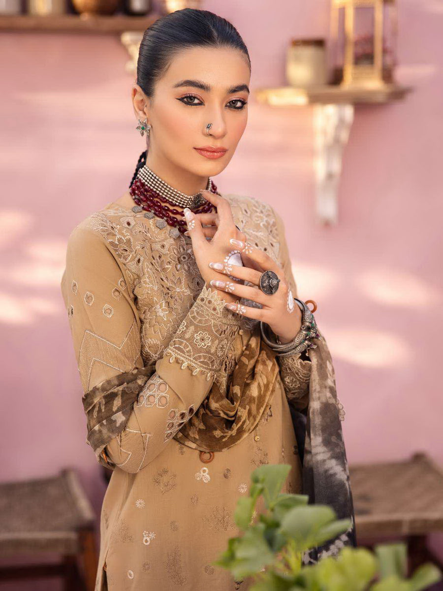 IZNIK Eid Edit '23 Embroidered Lawn Unstitched 3Pc Suit IE-12 Juman