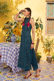 IZNIK ILARIA Embroidered Luxury Lawn Unstitched 3Pc Suit - SILVIA