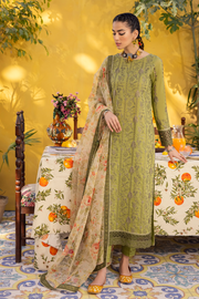 IZNIK ILARIA Embroidered Luxury Lawn Unstitched 3Pc Suit - FLAVIA