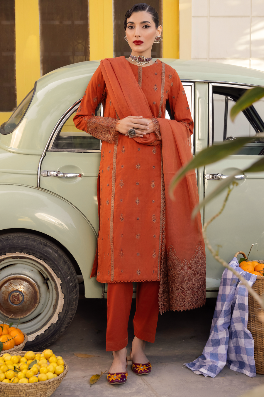 IZNIK ILARIA Embroidered Luxury Lawn Unstitched 3Pc Suit - NOEMI