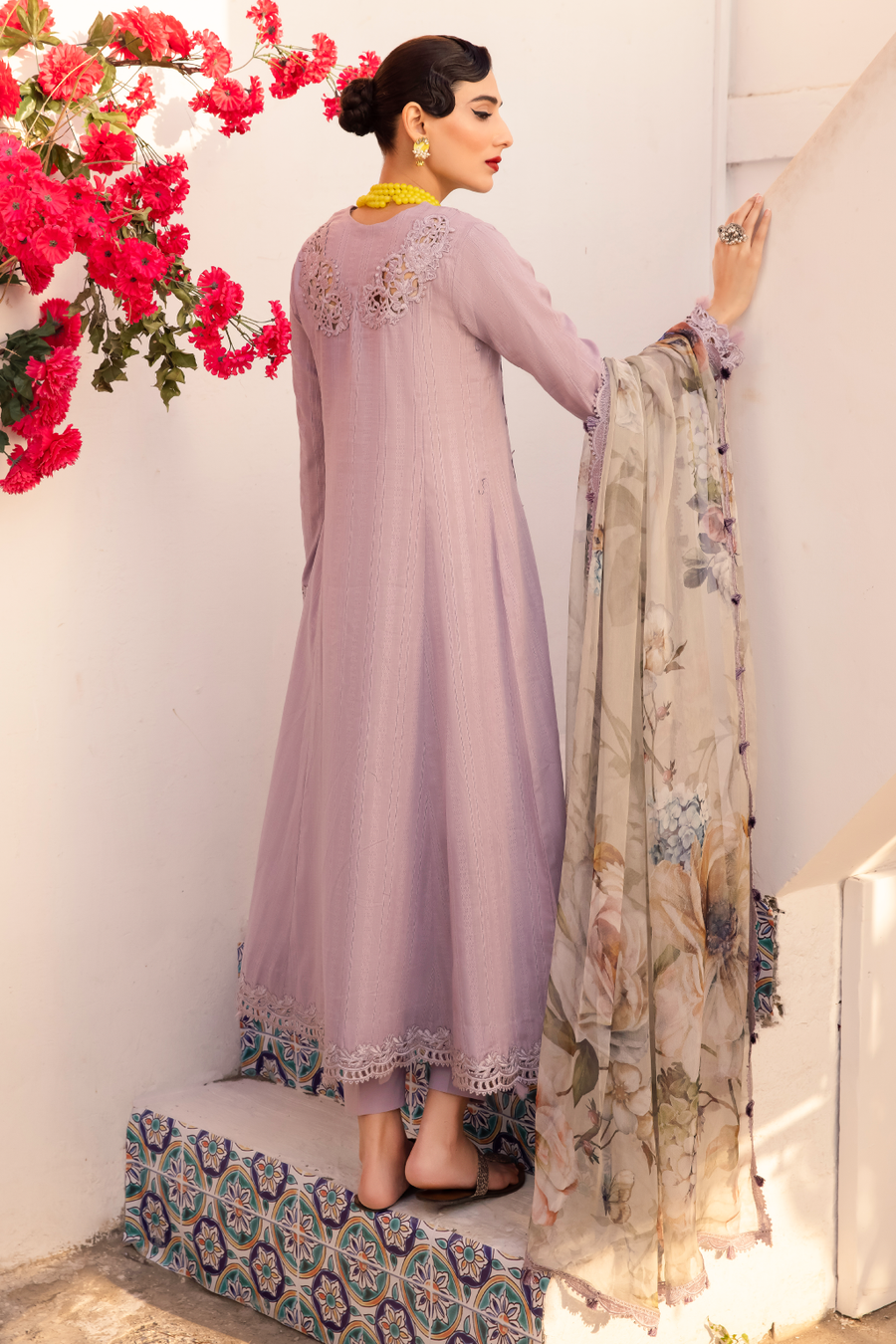 IZNIK ILARIA Embroidered Luxury Lawn Unstitched 3Pc Suit - INES