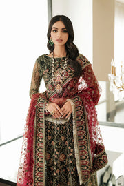 FARASHA Lueur Unstitched Embroidered Luxury Net Suit 04-ILYANA