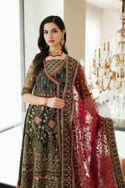 FARASHA Lueur Unstitched Embroidered Luxury Net Suit 04-ILYANA