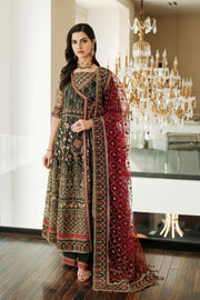 FARASHA Lueur Unstitched Embroidered Luxury Net Suit 04-ILYANA
