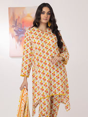ZS Textiles Intermix Unstitched Summer Printed 3Pc Suit IM-01