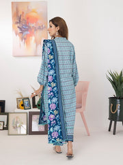 ZS Textiles Intermix Unstitched Summer Printed 3Pc Suit IM-11