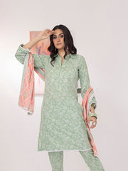ZS Textiles Intermix Unstitched Summer Printed 3Pc Suit IM-02