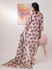 ZS Textiles Intermix Unstitched Summer Printed 3Pc Suit IM-04