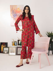 ZS Textiles Intermix Unstitched Summer Printed 3Pc Suit IM-08