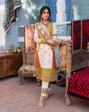 Maria Osama Khan Sakhiyaan Unstitched Winter Khaddar Suit - Zaitoon