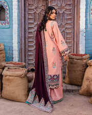 Maria Osama Khan Sakhiyaan Unstitched Winter Khaddar Suit - Mahpara