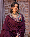 Maria Osama Khan Sakhiyaan Unstitched Winter Khaddar Suit - Mahpara
