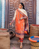 Maria Osama Khan Sakhiyaan Unstitched Winter Khaddar Suit - Narang