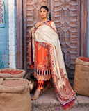 Maria Osama Khan Sakhiyaan Unstitched Winter Khaddar Suit - Narang