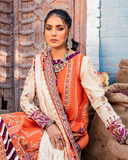 Maria Osama Khan Sakhiyaan Unstitched Winter Khaddar Suit - Narang