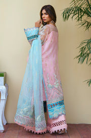 Suveez Myra Premium Embroidered Suit - D-03 Antalya Pink