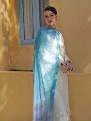 NUREH Bazaar Embroidered Chikankari Lawn Unstitched 3Piece Suit NDS-81