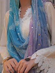 NUREH Bazaar Embroidered Chikankari Lawn Unstitched 3Piece Suit NDS-81