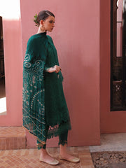 NUREH Bazaar Embroidered Chikankari Lawn Unstitched 3Piece Suit NDS-82