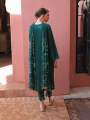 NUREH Bazaar Embroidered Chikankari Lawn Unstitched 3Piece Suit NDS-82