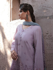 NUREH Bazaar Embroidered Chikankari Lawn Unstitched 3Piece Suit NDS-84