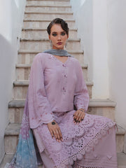 NUREH Bazaar Embroidered Chikankari Lawn Unstitched 3Piece Suit NDS-84