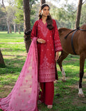 SIFA Unstitched Embroidered Lawn 3Pc Suit - INTO THE ROSE