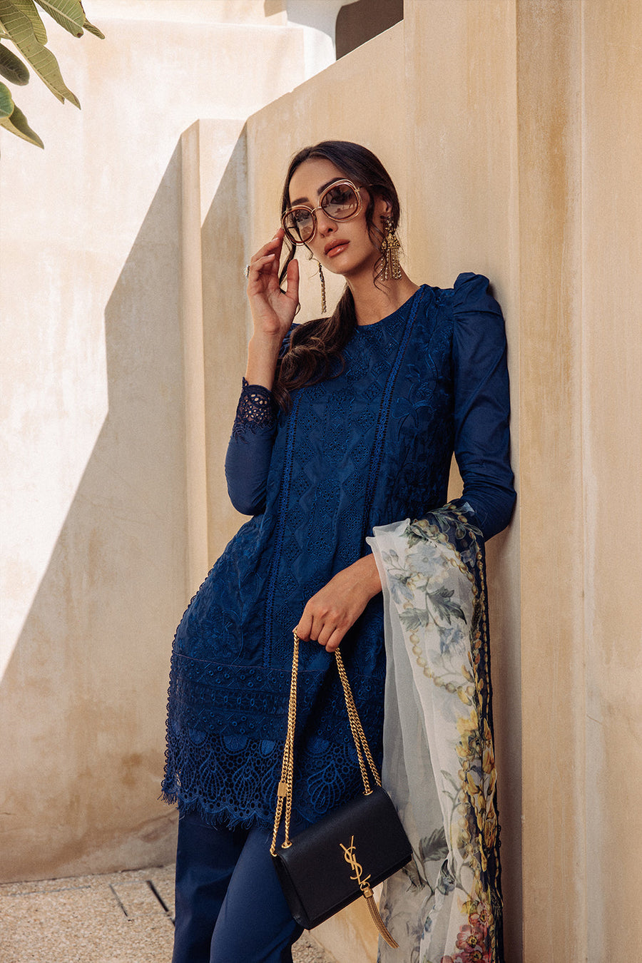 Saira Rizwan Embroidered Luxury Lawn Unstitched 3Pc Suit IRIS SR-08