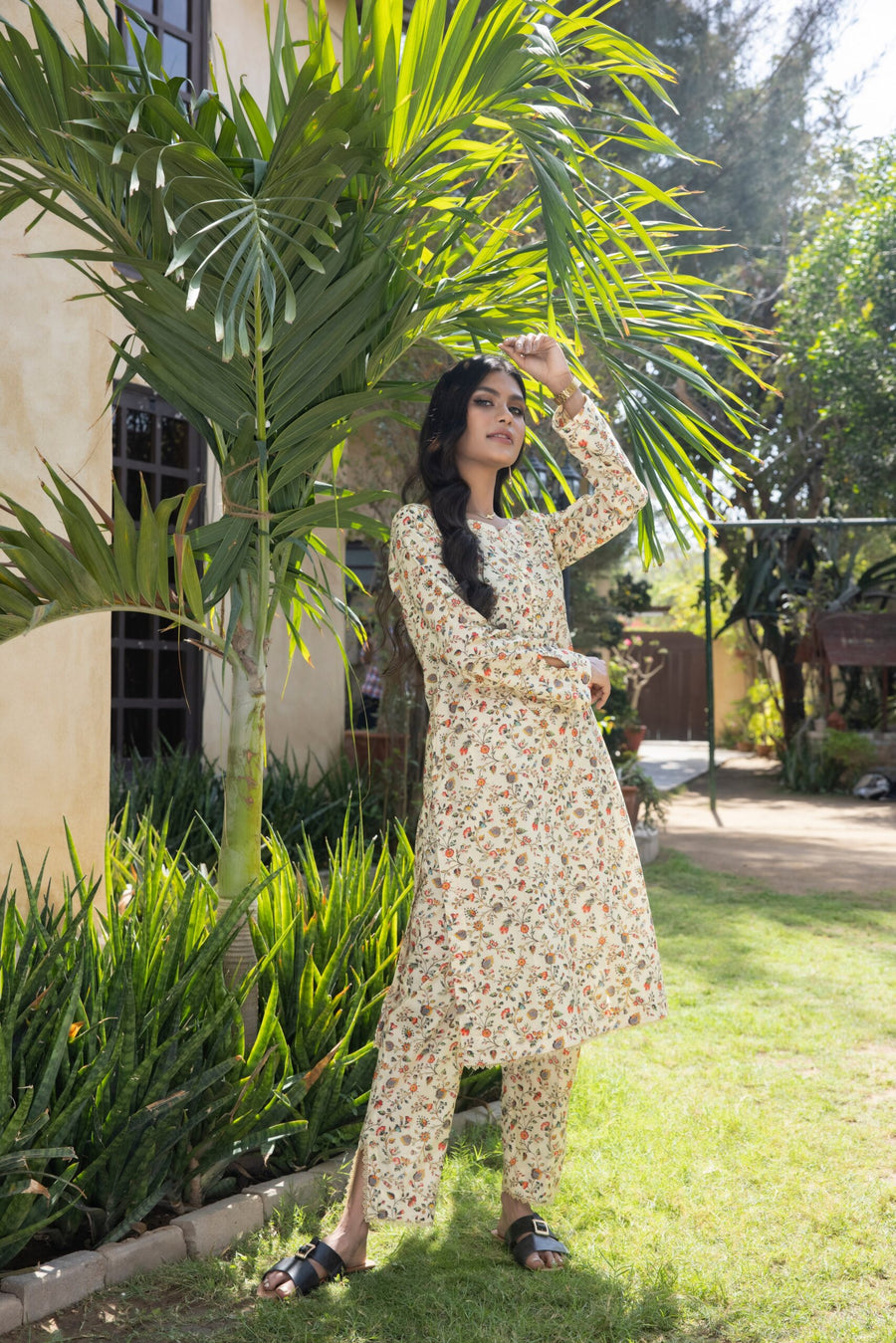 Regalia Identic Separates Unstitched Printed Lawn 2Pc Suit IS2PCV2-12