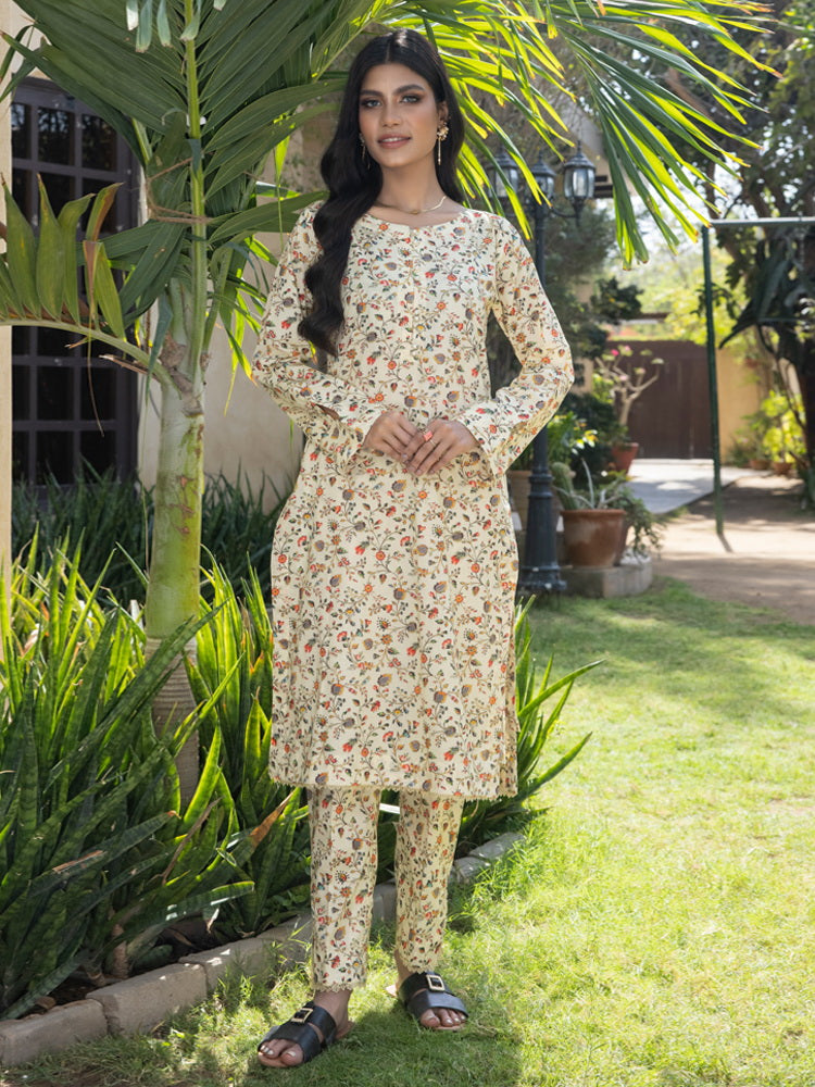 Regalia Identic Separates Unstitched Printed Lawn 2Pc Suit IS2PCV2-12