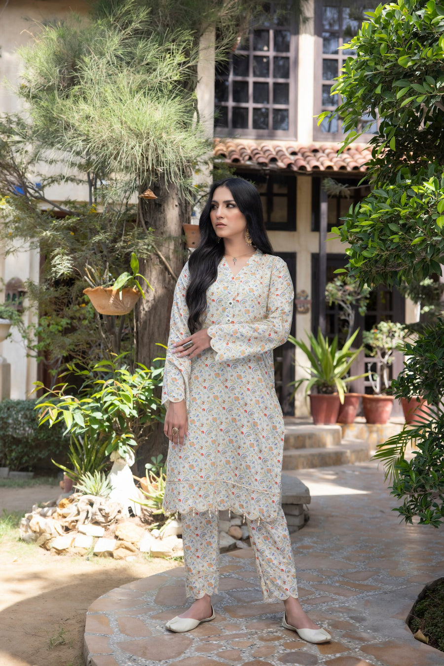 Regalia Identic Separates Unstitched Printed Lawn 2Pc Suit IS2PCV2-13