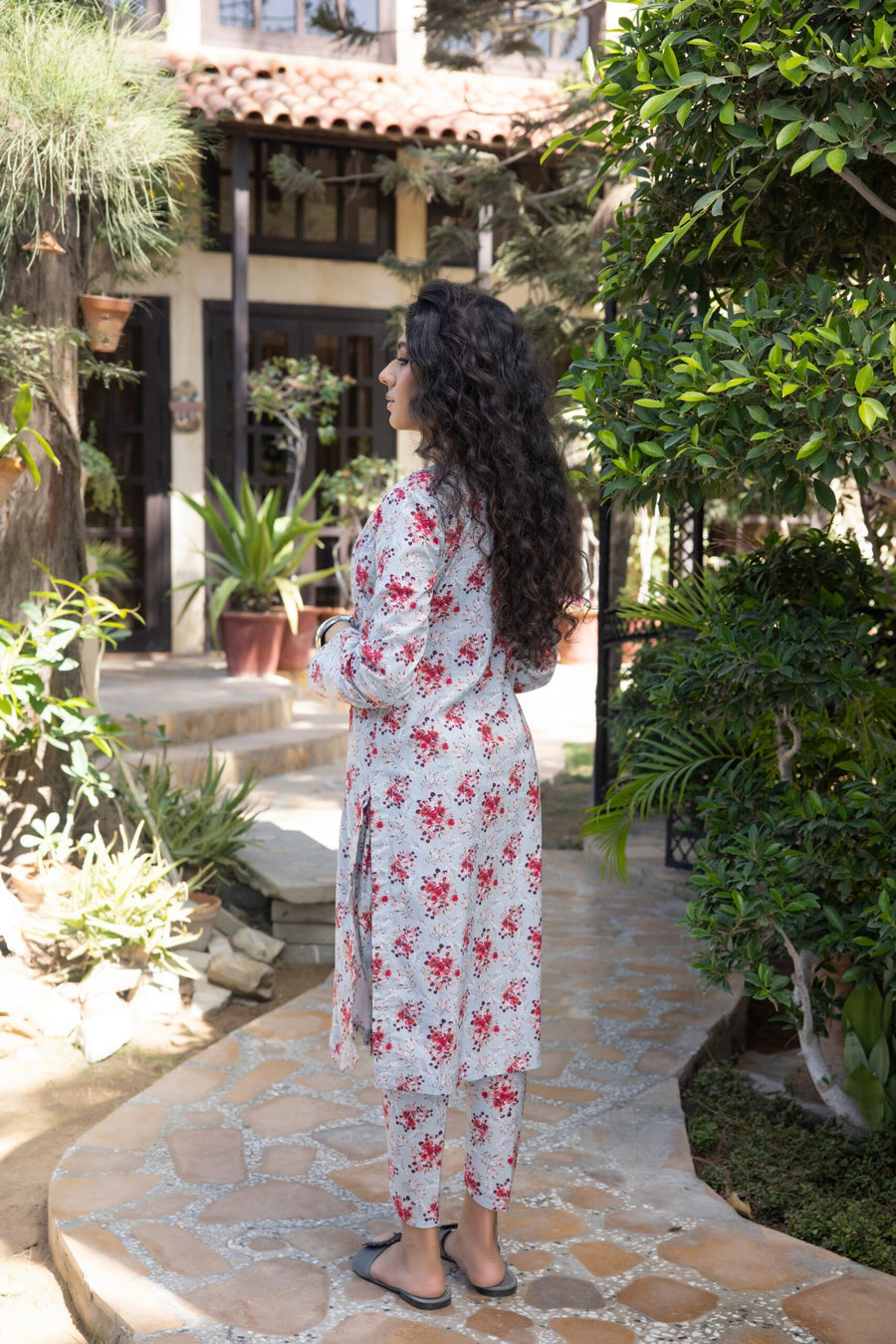 Regalia Identic Separates Unstitched Printed Lawn 2Pc Suit IS2PCV2-14