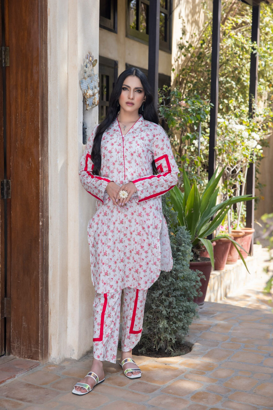Regalia Identic Separates Unstitched Printed Lawn 2Pc Suit IS2PCV2-16