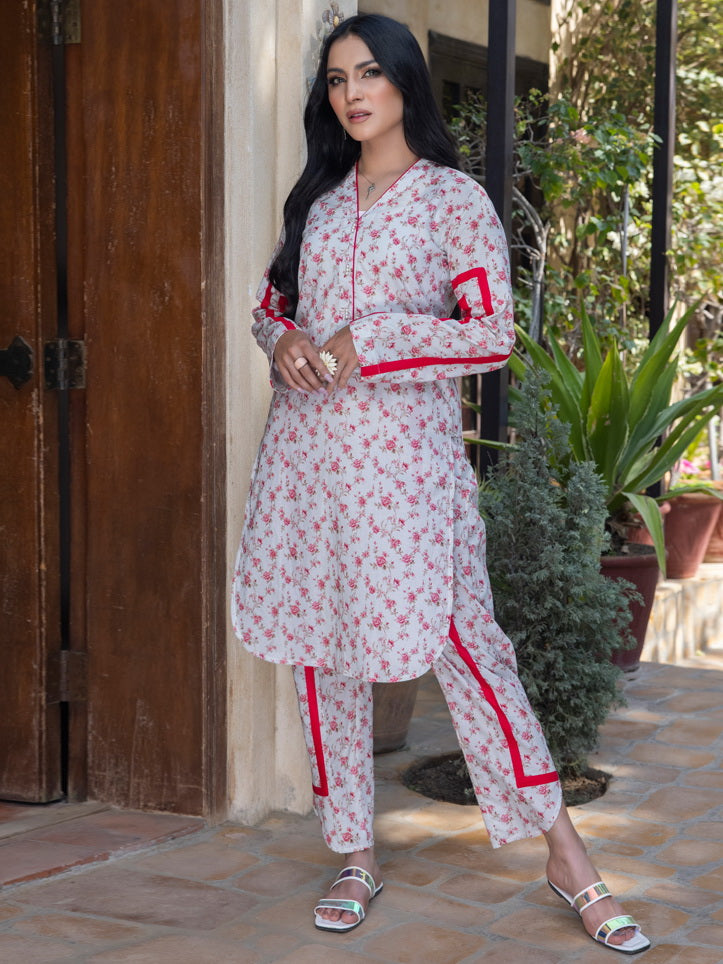 Regalia Identic Separates Unstitched Printed Lawn 2Pc Suit IS2PCV2-16