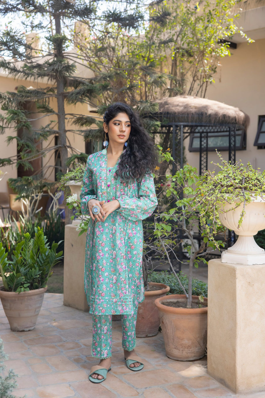 Regalia Identic Separates Unstitched Printed Lawn 2Pc Suit IS2PCV2-17