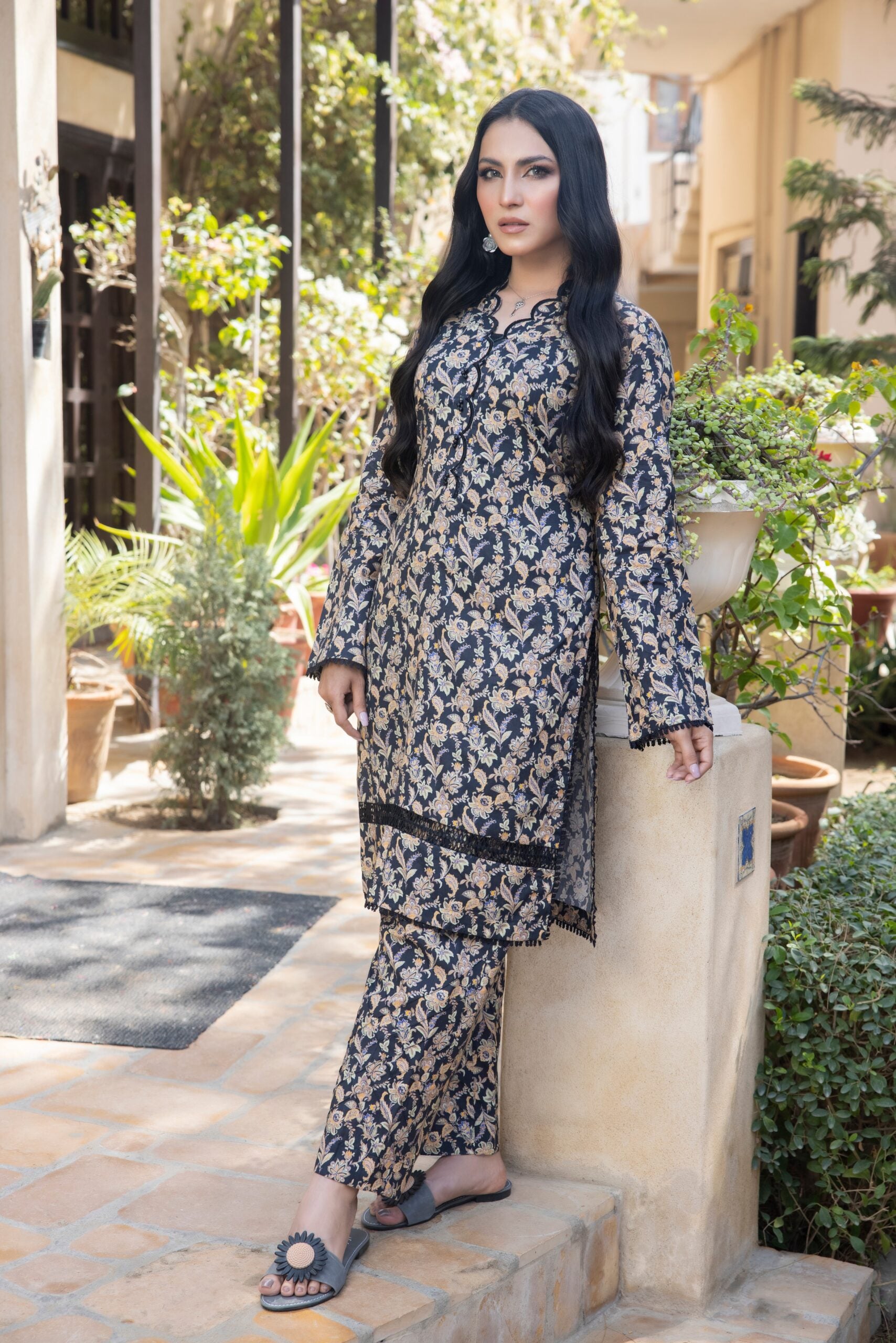 2pc dress design Buy Silver Jacquard stitch luxury Embroidered formal 2pc dress For Women in Pakistan
