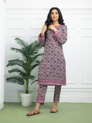 Regalia Identic Separates Unstitched Printed Lawn 2Pc Suit IS2PCV5-2