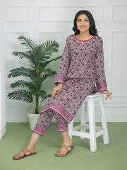 Regalia Identic Separates Unstitched Printed Lawn 2Pc Suit IS2PCV5-2