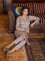Regalia Identic Separates Unstitched Printed Lawn 2Pc Suit IS2PCV5-8