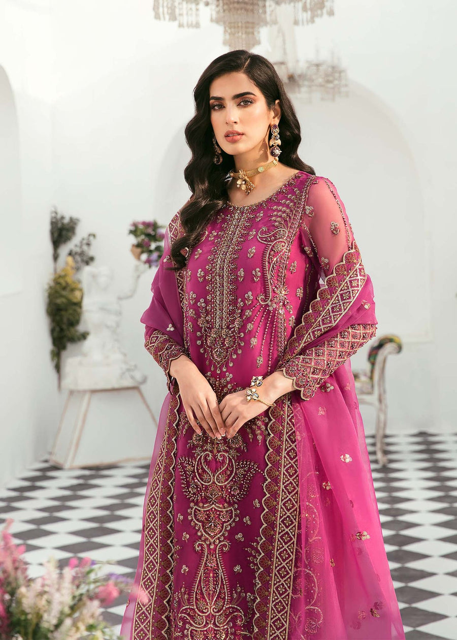Akbar Aslam Sylvia Luxury Formal Unstitched Organza Suit - ISLA