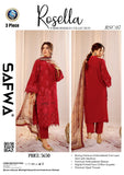 RSC-07 - SAFWA ROSELLA 3-PIECE COLLECTION VOL Embroidered Dress | 1 Shop Online | Pakistani Dresses | Dresses