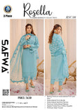RSC-08 - SAFWA ROSELLA 3-PIECE COLLECTION VOL Embroidered Dress | 1 Shop Online | Pakistani Dresses | Dresses