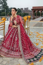 GISELE Shagun Luxury Formal Unstitched 3PC Suit D-08 Jaan e Jahan - FaisalFabrics.pk
