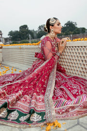 GISELE Shagun Luxury Formal Unstitched 3PC Suit D-08 Jaan e Jahan - FaisalFabrics.pk