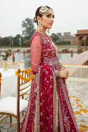GISELE Shagun Luxury Formal Unstitched 3PC Suit D-08 Jaan e Jahan - FaisalFabrics.pk