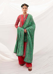 Hussain Rehar Mausam Eid Lawn Unstitched Embroidered 3Pc Suit - JAZAR