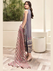 Jazmin Amerrati Luxury Chiffon 2020 Embroidered 3Pc Suit D-06 Darejan - FaisalFabrics.pk