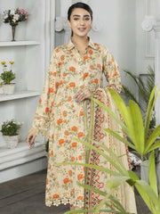 Raiza By Johra Digital Printed Lawn Unstitched 3 Piece Suit JH-391