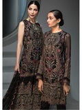 Jazmin Embroidered Chiffon 3Pc Suit D-07 Reine De Nuit Luxury Collection - FaisalFabrics.pk