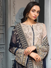 Jazmin Embroidered Chiffon 3Pc Suit D-08 Myrella Luxury Collection - FaisalFabrics.pk